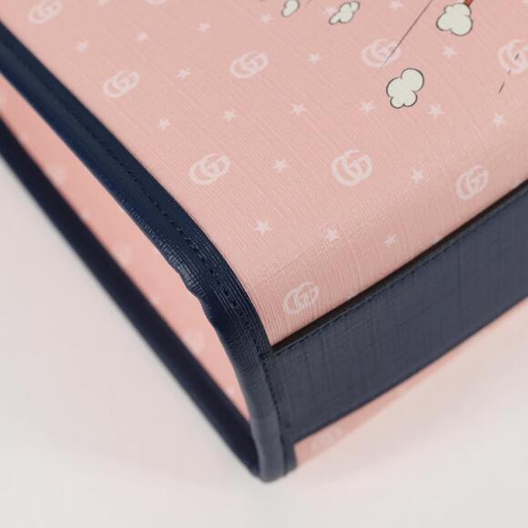 GUCCI GG Supreme Children's Hand Bag Pvc Pink Silver - Picture 9 of 16